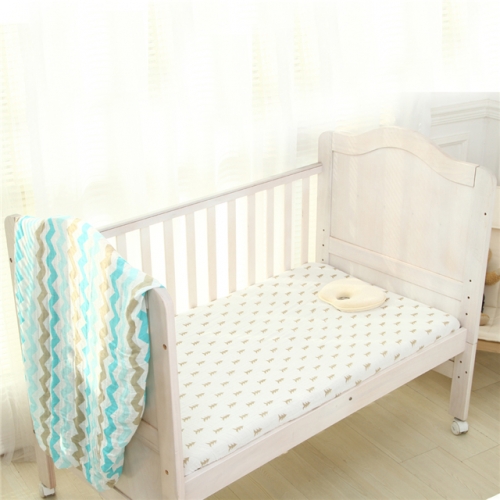 Wunder Baby Kleinkind Bettwäsche ausgestattet Spickzettel passt Standard Matratze 100% Baumwolle Musselin Baby Bettwäsche 51,2 "x 27,6"
